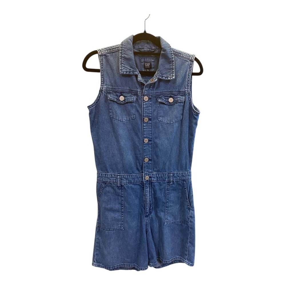 GAP Girls Denim Sleeveless Romper